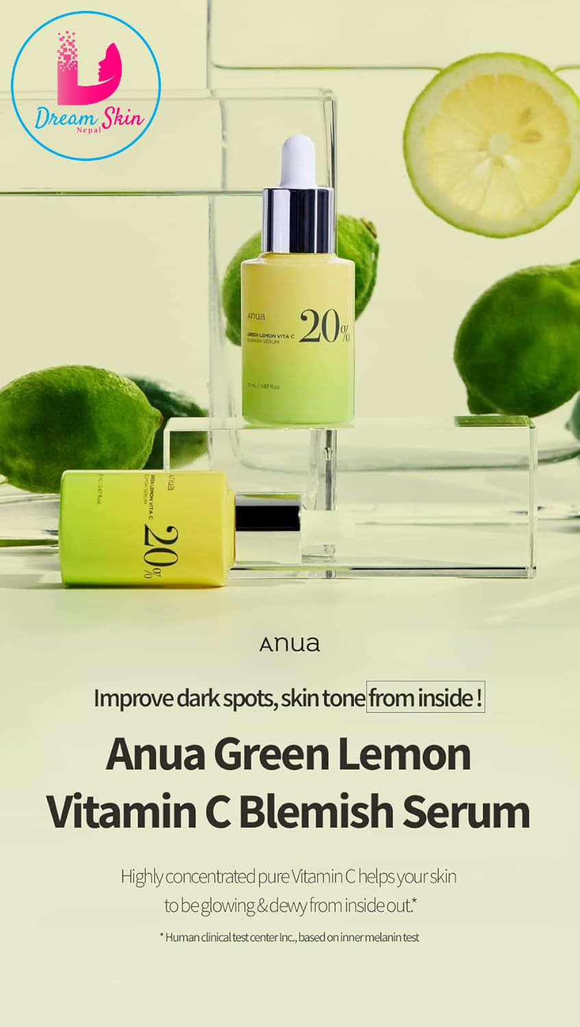 Anua Green Lemon Vita C Blemish Serum [20g]